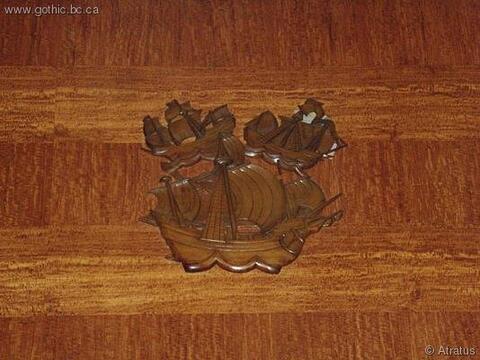 Artwork in the first-class ballroom