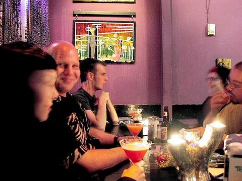 Pre-Skuz martinis at DV8