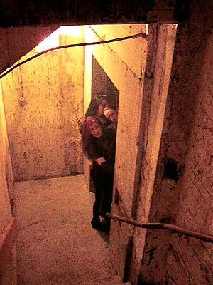 Deep in the bowels of the smoke pit.