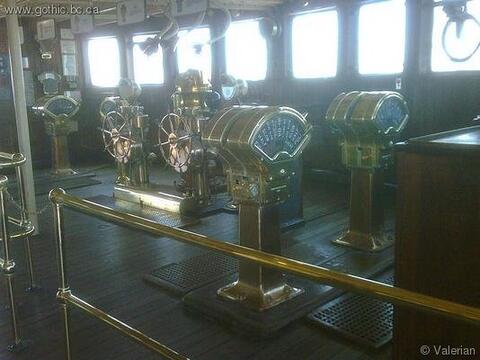 If this engine room seems familiar, think &quot;Poseidon Adventure&quot; (the 1972 version.)