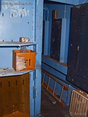 Sneaking around in off-limits parts of the ship