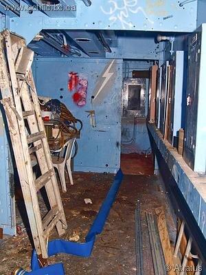 Sneaking around in off-limits parts of the ship