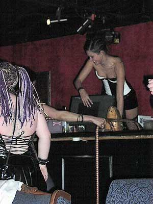 It's the bartender's privledge to dance on the bar.