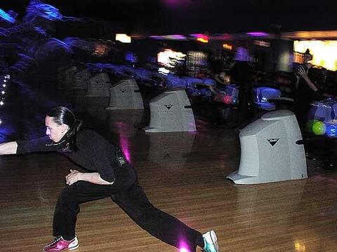 Glowing bowling at Xcalibur.