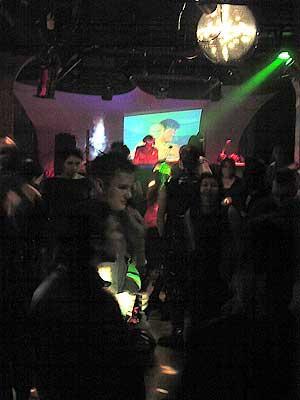 Lady Maleficent presiding over the dance floor.